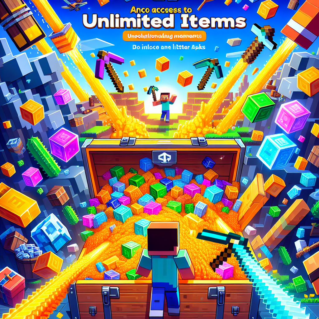 Menguasai Minecraft: Cara APK Mod Membuka Item Tanpa Batas