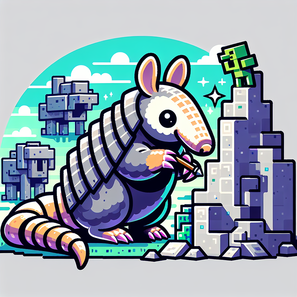 Armadillo Adventures in Minecraft: Building and Survival Tips